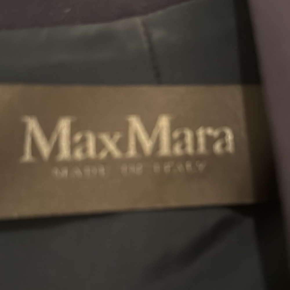 Max Mara Capoed Sleeve Navy Cady Dress, 2. - Picture 4 of 5